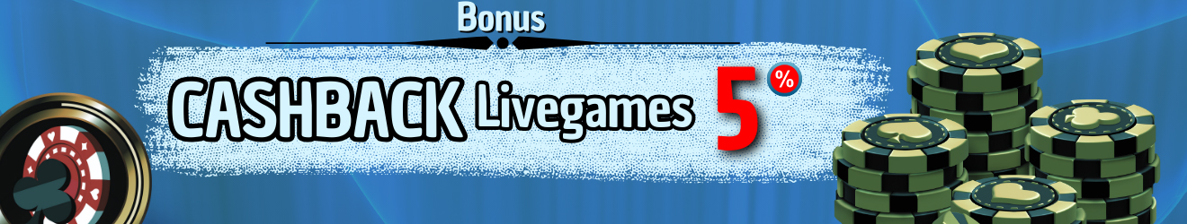 BONUS CASHBACK LIVE CASINO